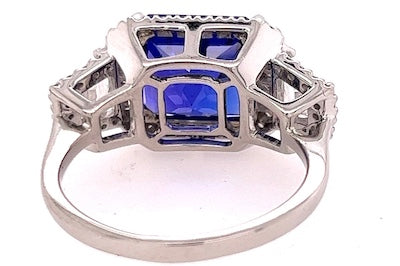 Tanzanite and Diamond Ring