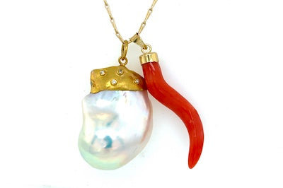 Baroque Pearl Pendant