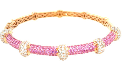 Pink Sapphire Bracelet
