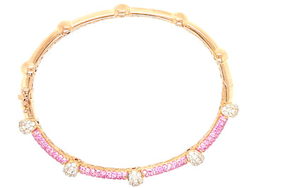 Pink Sapphire Bracelet