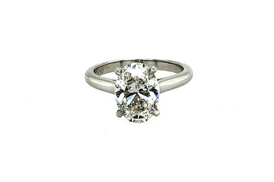 2.52 Carat Oval Diamond Ring