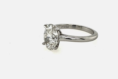 2.52 Carat Oval Diamond Ring