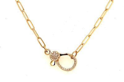 Diamond Clasp Necklace