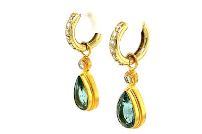 Green Tourmaline Charms