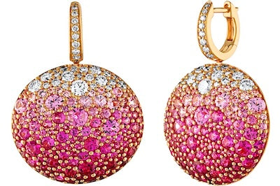 Ruby Ombré Earrings