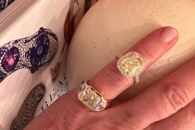 Fancy Yellow Engagement Ring