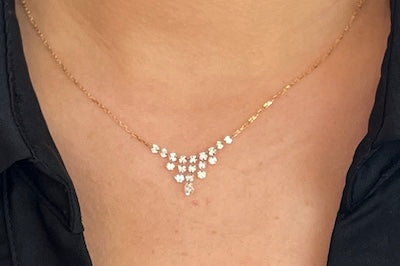 Floating Diamond Necklace