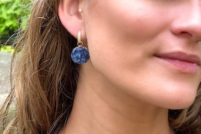 Pave Blue Sapphire Charms
