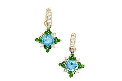 Spanish Blue Topaz Charms