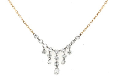 Floating Diamond Necklace