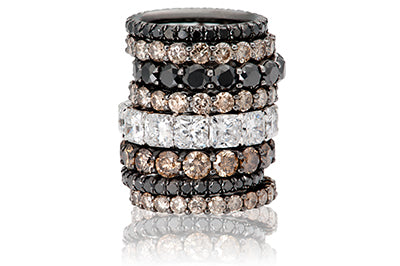 Black Diamond, Cognac Diamond and White Diamond Bands