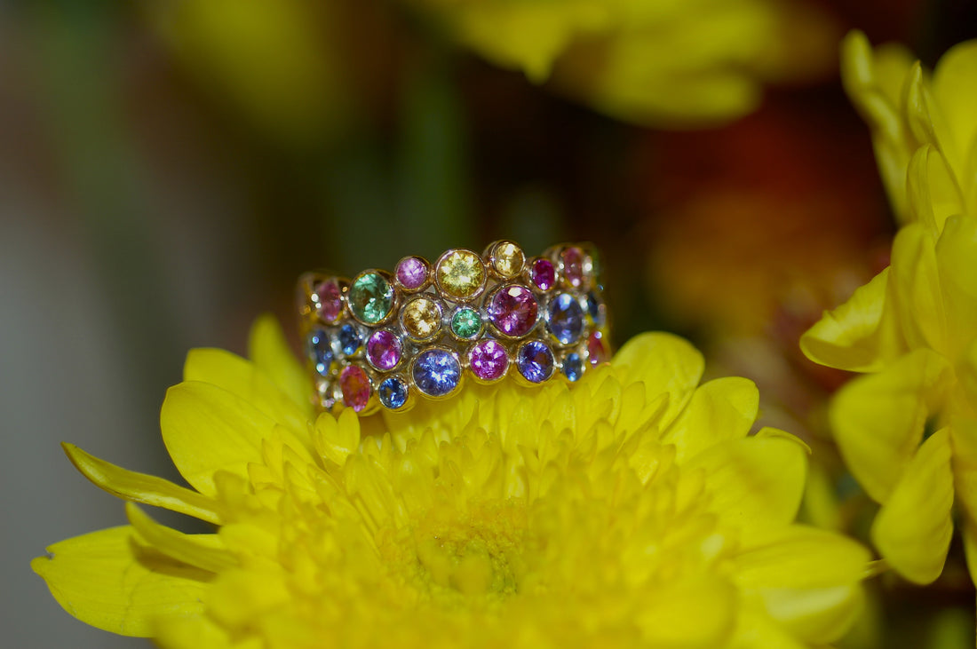 Rainbow Sapphire Ring