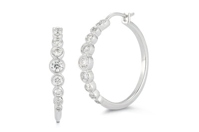 Graduated Bezel Hoops