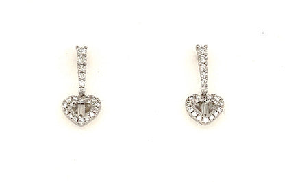 Dangle Heart Earrings
