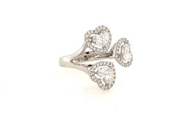 Triple Heart Ring