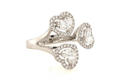 Triple Heart Ring