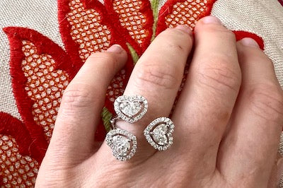 Triple Heart Ring