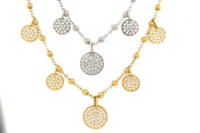 Diamond Disc Ibiza Necklace