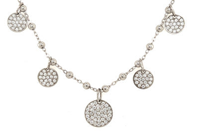 Diamond Disc Ibiza Necklace