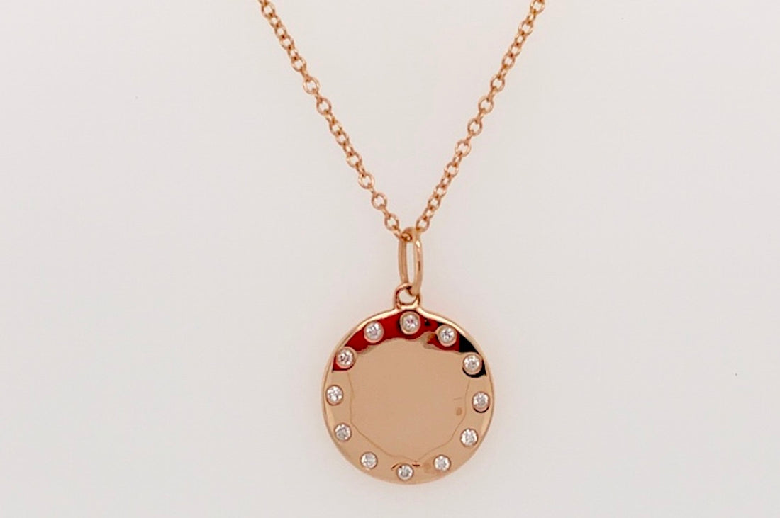 Diamond Monogram Necklace