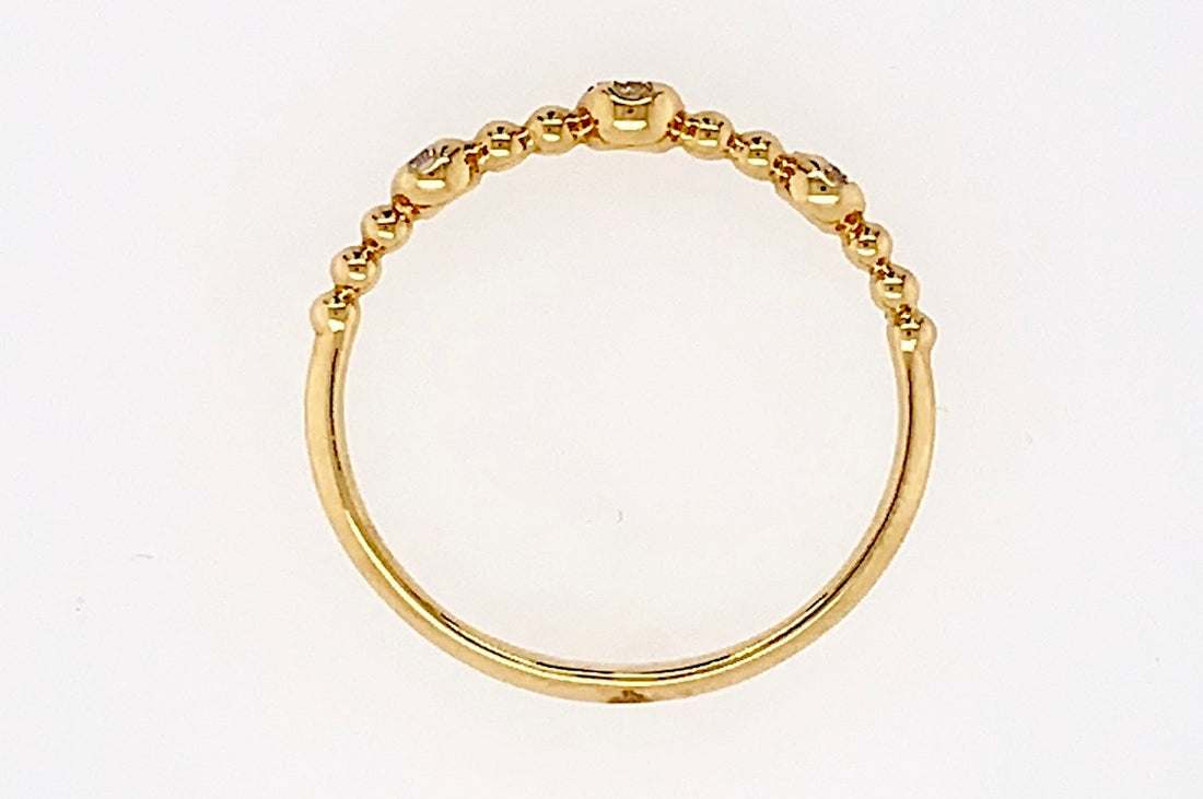 Bezel Set Diamond Ring