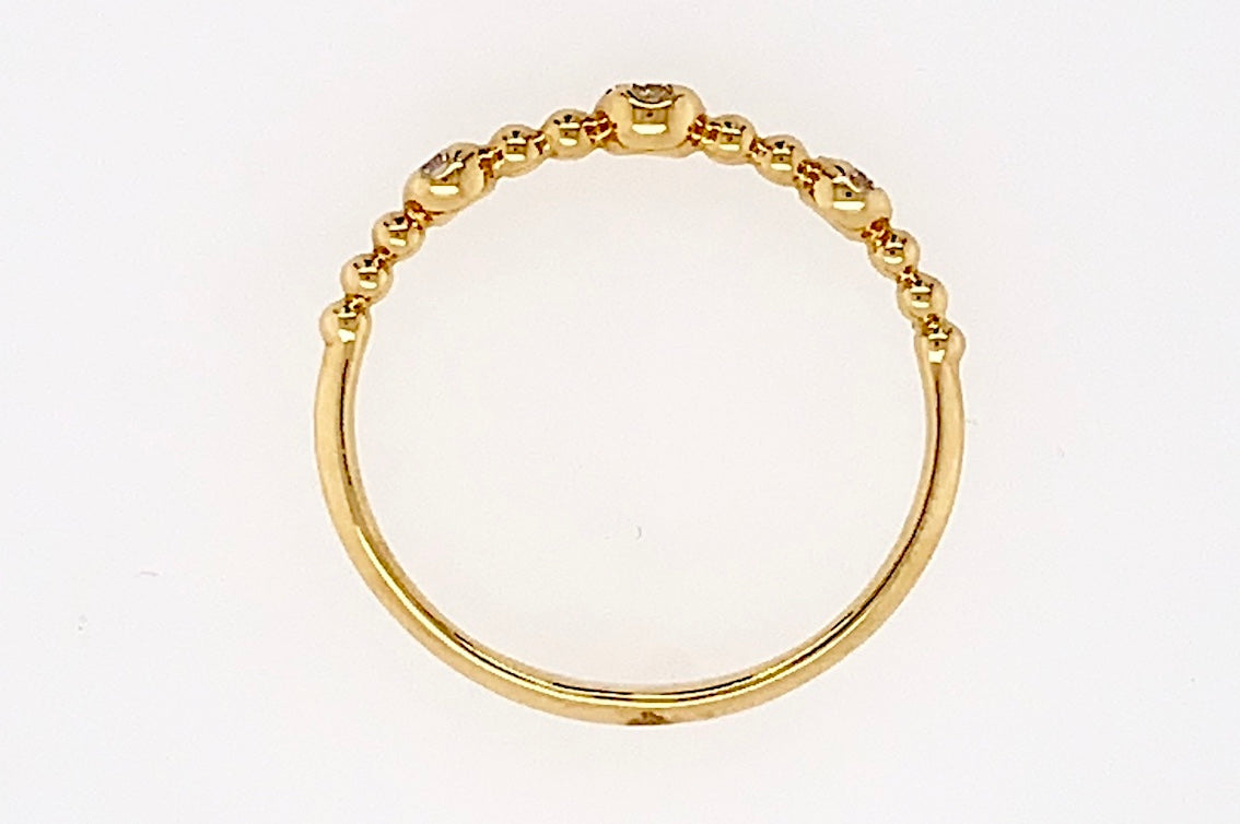 Bezel Set Diamond Ring