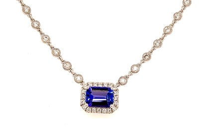 Tanzanite and Diamond Necklace