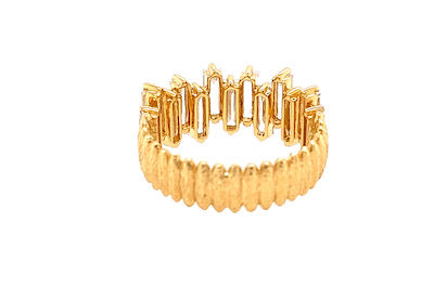 Stacked Baguette Diamond Ring
