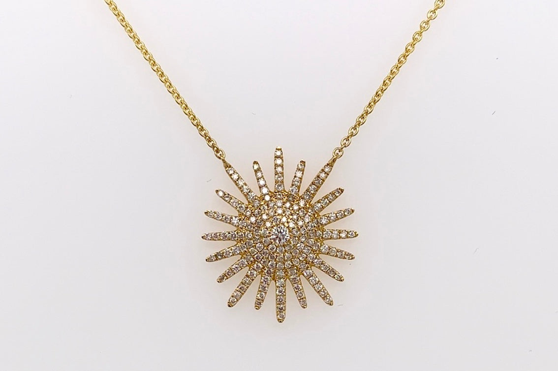 Diamond Starburst Necklace