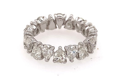 Pear Shape Eternity Band