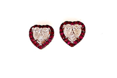Love Heart Studs