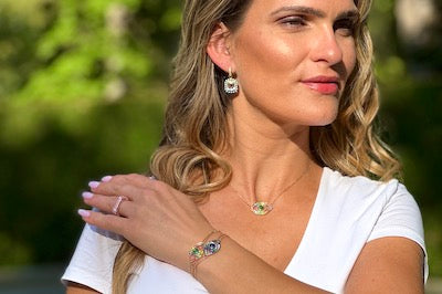 Rainbow Eye Necklace