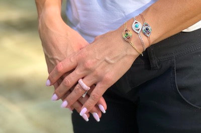 Rainbow Eye Bracelet