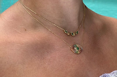 Rainbow Eye Necklace