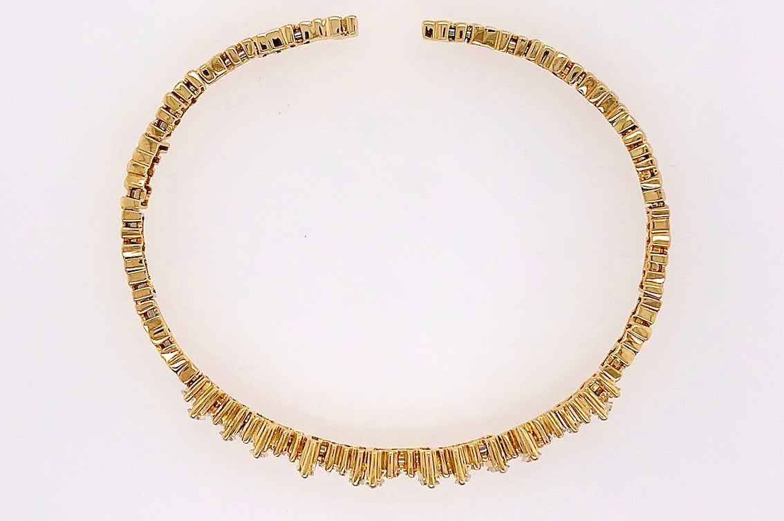 Scattered Baguette Diamond Bracelet
