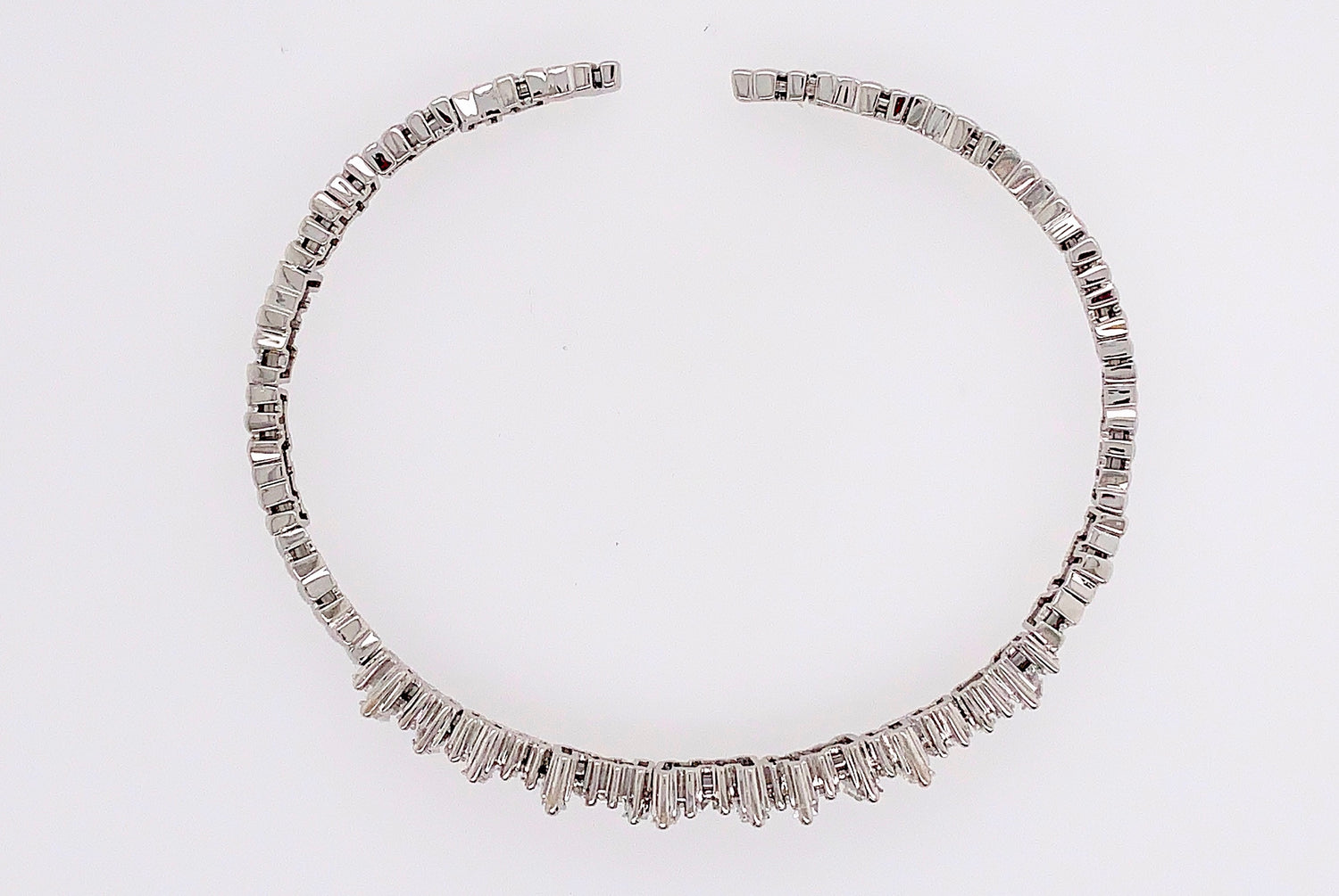 Scattered Baguette Diamond Bracelet