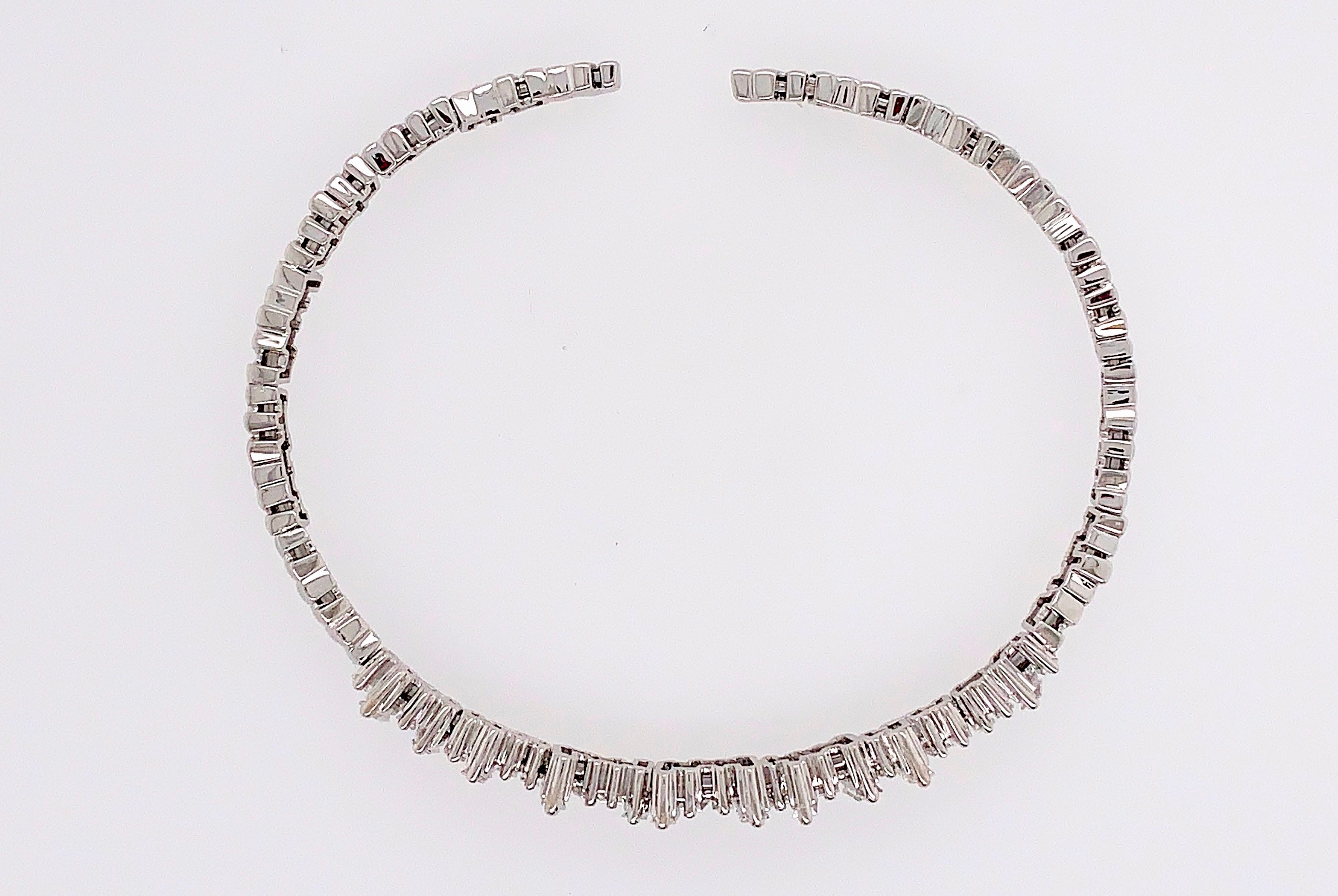 Scattered Baguette Diamond Bracelet