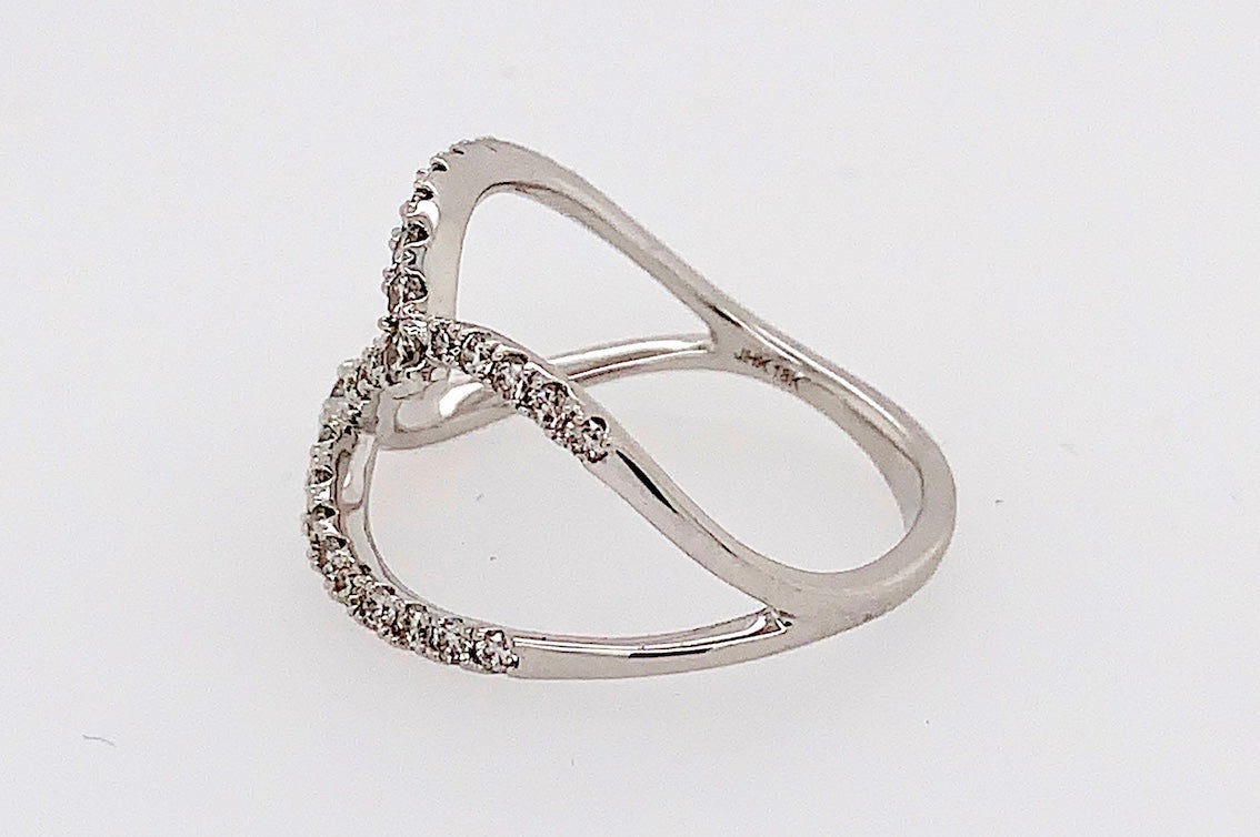 Contemporary Diamond Ring