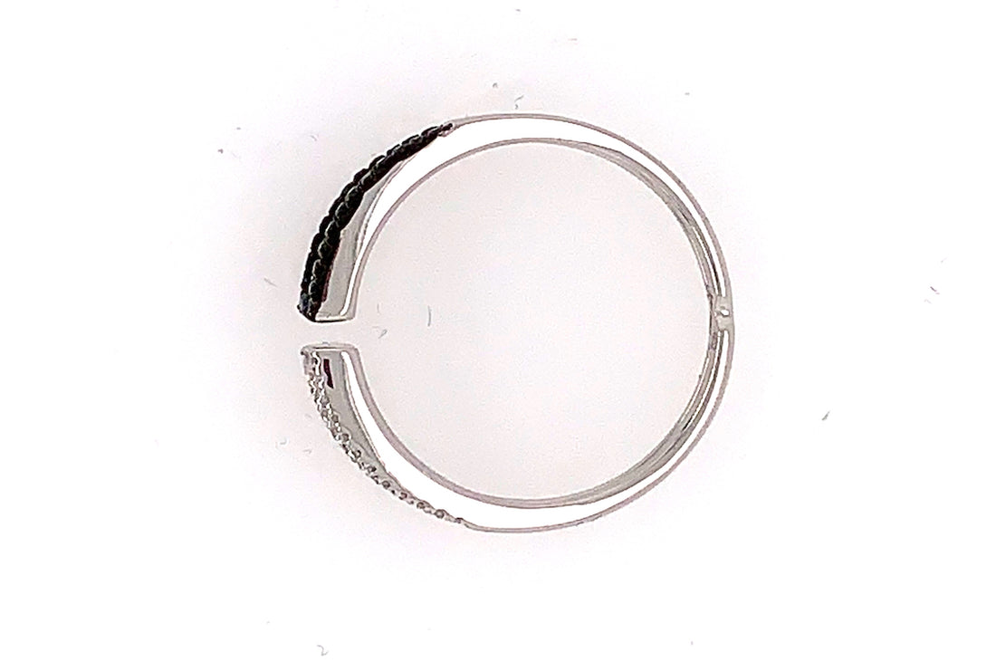 Black and White Diamond Ring