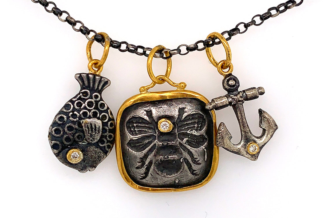 Oxidized Sterling Chain