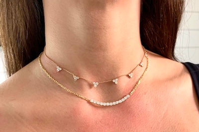 Triple Peak Necklace