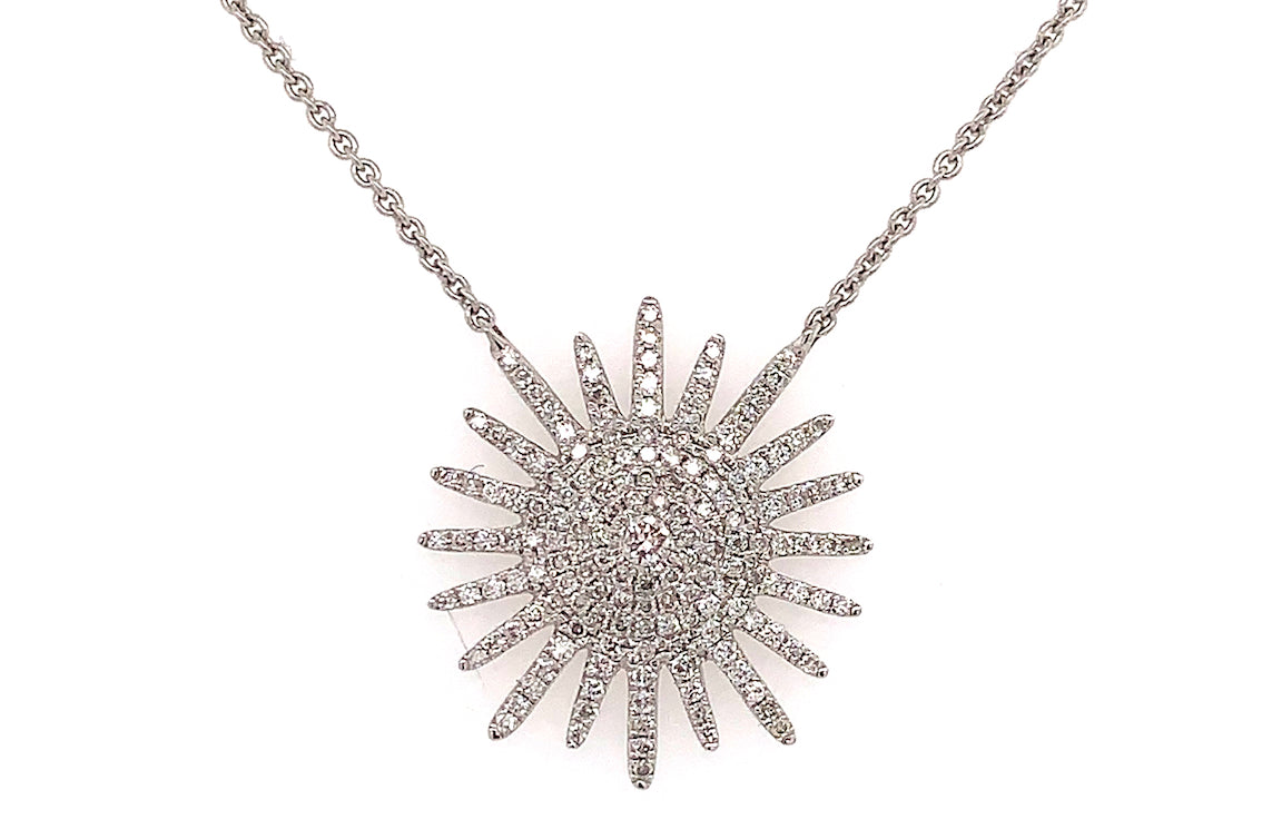 Diamond Starburst Necklace