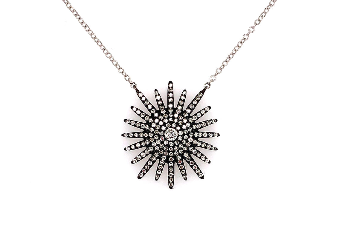 Diamond Starburst Necklace