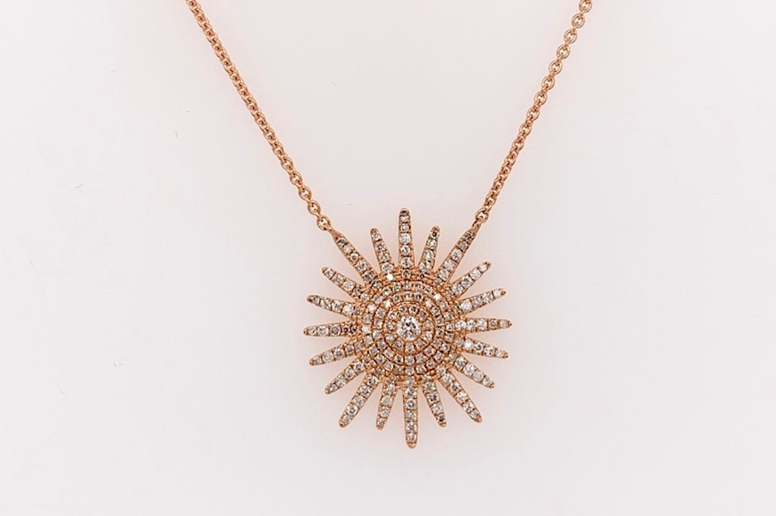 Diamond Starburst Necklace