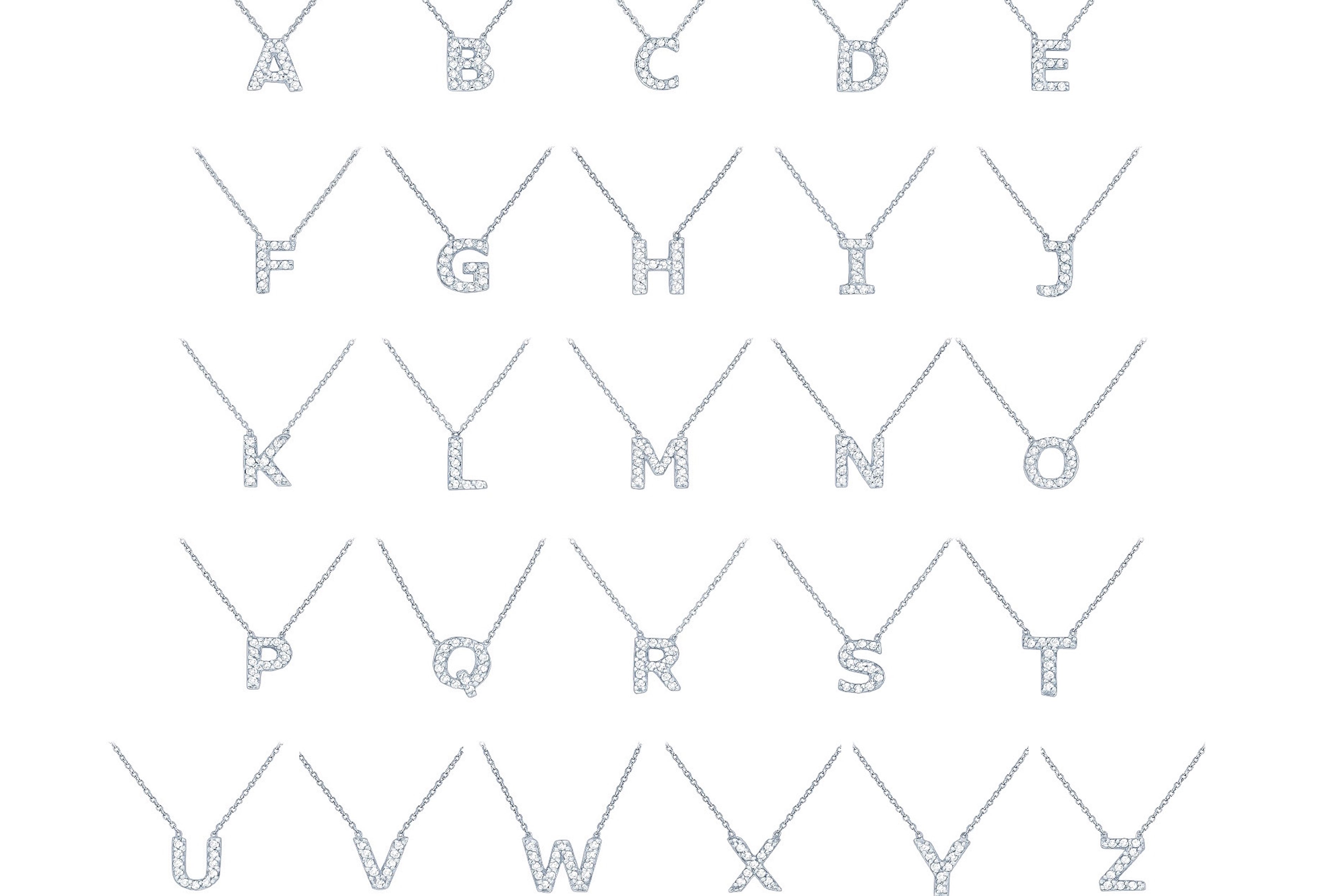 Bitty Block Diamond Necklace