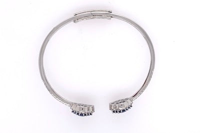 Sapphire Clover Bracelet