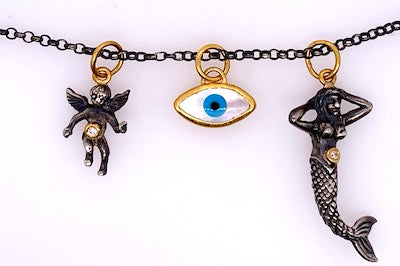 Cherub Charm Necklace