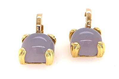 Blue Chalcedony Charms