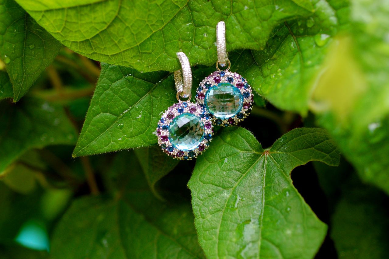 Blue Topaz Charms