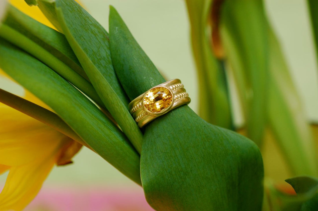 Yellow Sapphire Ring
